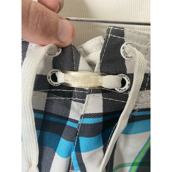 O’Neill Men's Board Shorts Plaid Super Freak Swimming Knee Length Size Small - Picture 4 of 7